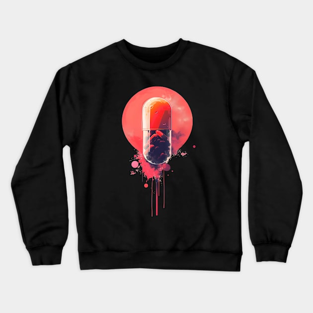 Akira Unleashed: Cyberpunk Masterpiece, Psychic Power Saga, and Fan Art Fusion Crewneck Sweatshirt by insaneLEDP